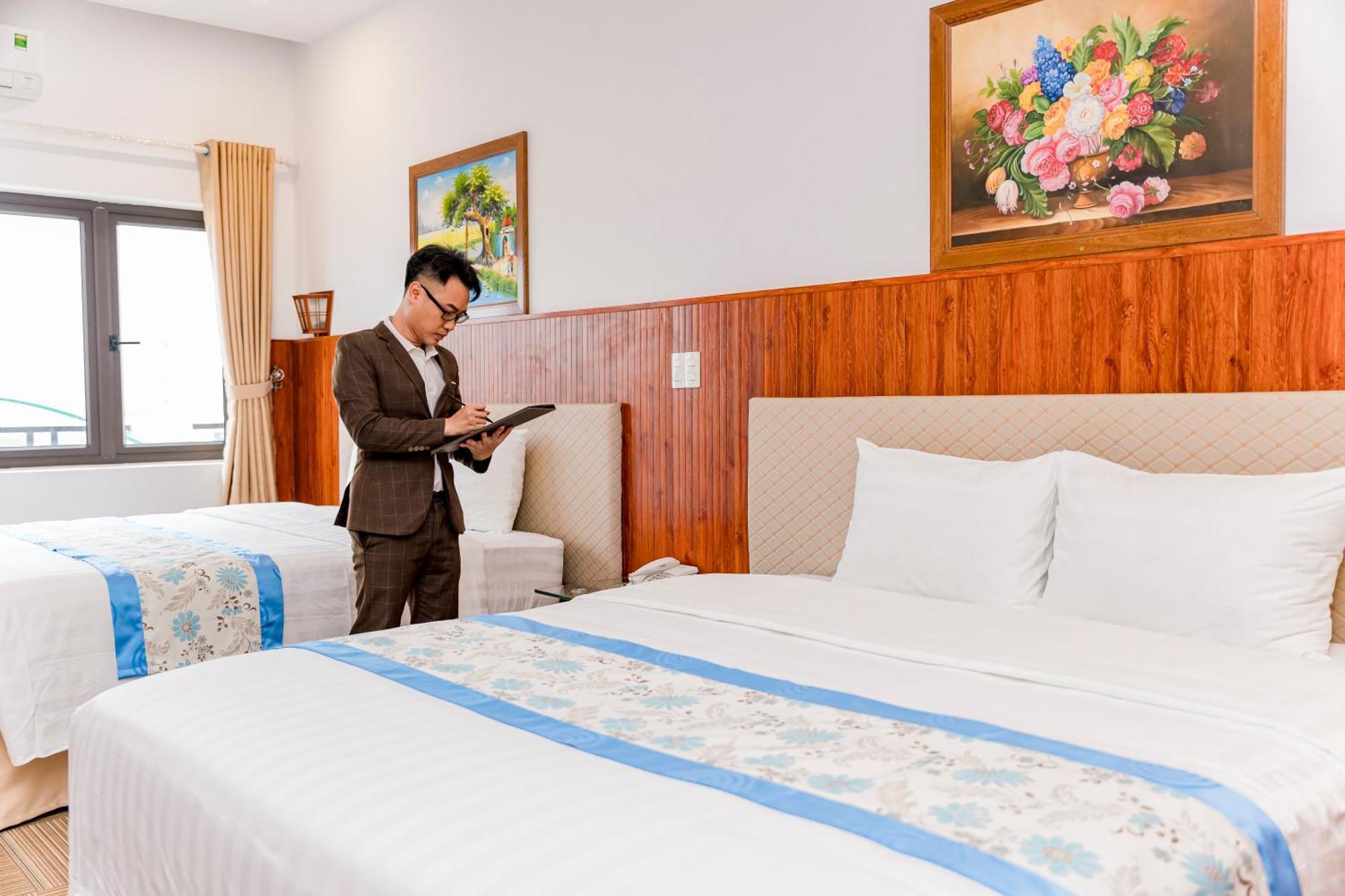 Binh An Nhien Hotel Duong Thanh Buitenkant foto