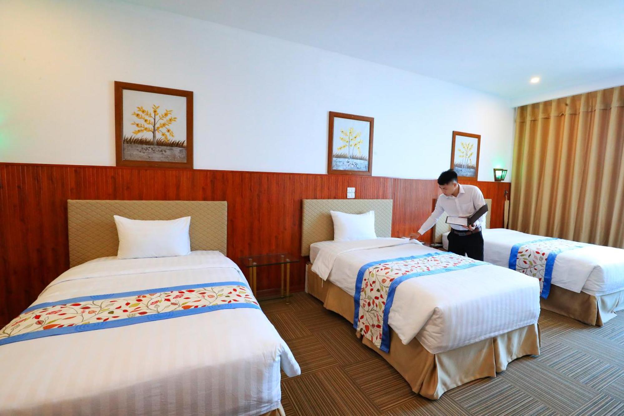 Binh An Nhien Hotel Duong Thanh Buitenkant foto